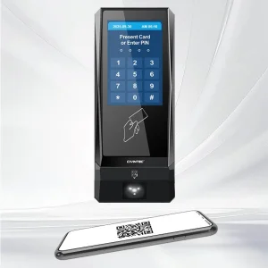 Cloud Gym Entry Door Gate Access Control System WiFi with Barcode Scanners RFID Access Control Keypad Reader