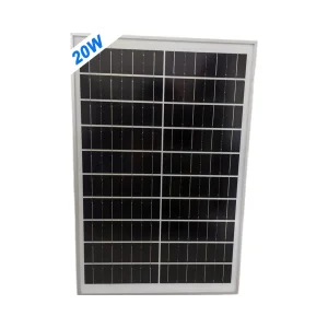 12V 20W 30W 50W 60W Small Mono Solar Panel Portable Photovoltaic Module for CCTV Security Camera Street Light Garden Power