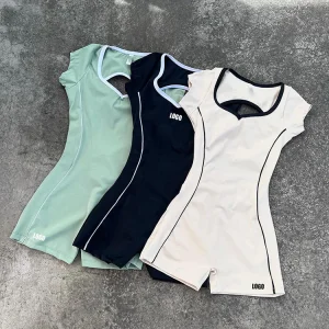 Women Sports Bodysuits Jumpsuits