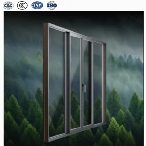 Project Engineering Customization Double Glazed Sliding Windows Hurricane Proof Certification Aluminum Window With Screen