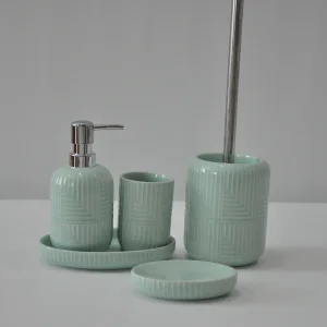 Buy Ceramic Accessories Creative Matte Hotel Home Ceramic Bathroom Quality Bathroom Accessory Manufacturer, Factory