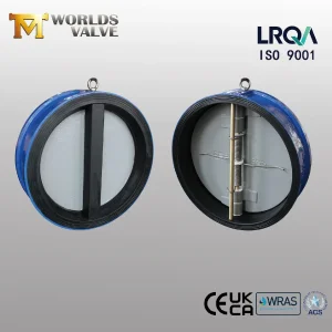 API594/ISO5752 Ductile Cast Iron Wafer Type Dual Plate Double Door Check Valves Non Reture Valve