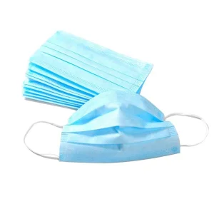 Mascarilla facial quirúrgica desechable no tejida 3ply para adultos