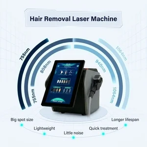 High Quality 12 Laser Bars Diode Laser 808nm Machine with German Tech for Clinic Salon Professional Use Hair Removal Laser Diodo