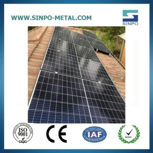 Home Solar Power System Solar Energy Panel Mounting Bracket for Tail Roof