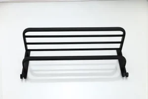 High-Quality Bathroom Black Towel Rack Perforated Storage Rack Toilet Towel Wall Mounted Foldable Rack Manufacturer, Suppliers