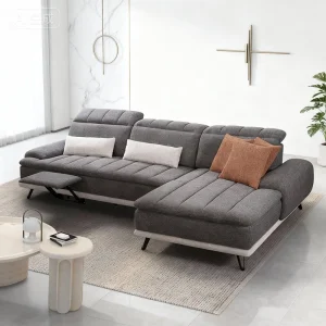 Wholesale Gray Fabric Sectional Modular Lounge