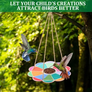 DIY Eco-Friendly Wooden Bird Feeder Craft Kit