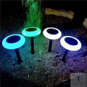 Solar Fairy Colorful Ground Outdoor Pathway Christmas Garden Landscape Lighting