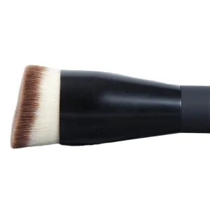 Custom Branding Available Salon Quality Professional Durable Kabuki Brush Vegan Synthetic Round Drum Shape Makeup Brush