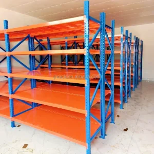 Factory Efficient Jiangsu Industrial Boltless Steel Metal Powder-coated Stacking Warehouse Storage Rack Shelving