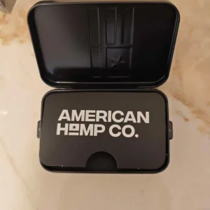 Custom American Hemp Co. Custom Size & Custom Printing Process Child-Resistant Tin Box for Premium Hemp Pre-Rolls Storage Supplier, Company