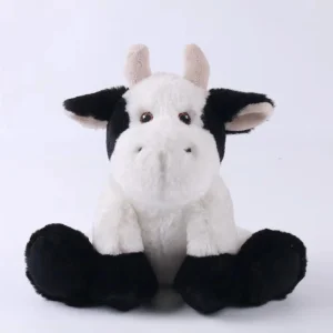 PET Wildlife Plush Toys Cow - 20cm Companions for Endless Hugs, Calming Anxiety &amp; Brightening Playrooms
