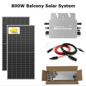 Wholesale 800W Mono off-Grid Solar Energy System for Balcony