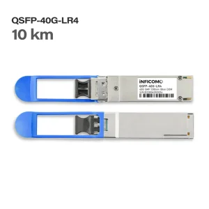 40GBASE-LR4 QSFP+ Compatible Optical Transceiver Module 1310nm 10km DOM Duplex LC/UPC SMF for Juniper Cisco