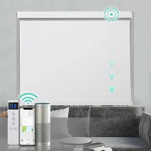 Customized Size Shades Manufacture Manual Spring Lifting System Motorized Blackout Roller Blinds Window Shade Cordless Spring