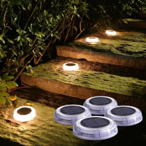 New Solar Garden Lawn Light Waterproof Solar Lawn Deck Light Outdoor Solar Color Lawn Light