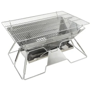 Garden DIY Fire Pit Table Brazier with BBQ Grill