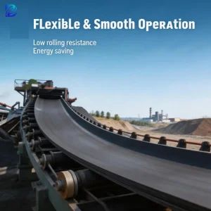 High Tensile Fire Resistant PVC Conveyor Belt