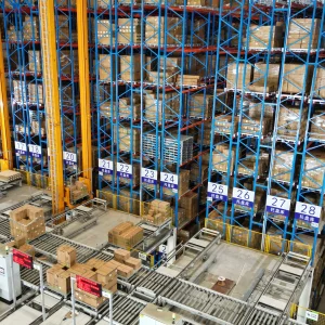 China Factory Intelligent Automatic AS/RS Heavy Duty Steel Pallet Racking Shelves with High Density Storage
