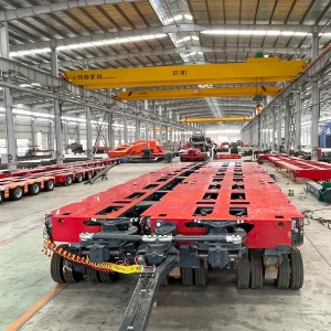 Hydraulic Modular Trailer Multi Axle Semi Trailer for Heavy Transport (Goldhofer Alternative)