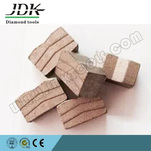 Segmento de hoja de herramienta de diamante tipo sándwich para corte de piedra azul de EE. UU
