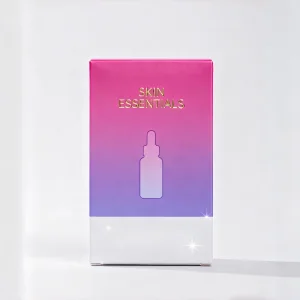 Custom 3D Relief Brand logo Gold and Silver Foil Foil Lipstick Mascara Eyebrow Pencil Cosmetics Paper Box Packaging