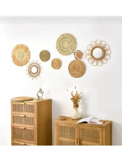 Bohemian Rattan Wall Decor
