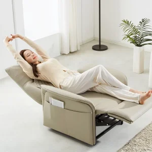 Sofá Recliner Inteligente de Tecido