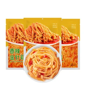 Spicy Enoki Mushrooms