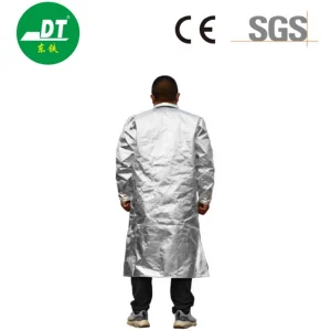 1000 Traje aluminizado resistente al calor de grado, traje resistente al fuego, ropa de radiación térmica