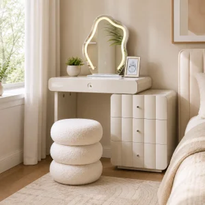 Vanity Desk for Makeup Dresser with Mirror