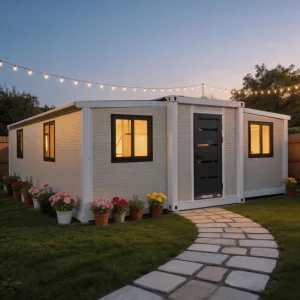 Modern 20ft Expandable Container House Prefabricated Luxury ISO Certified Backyard ADU Prefab Modular Building Hotel House