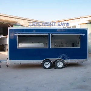 Customizable Fast Food Truck for Hamburgers and Ice Cream
