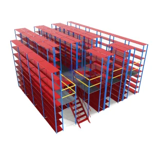 Multi-Tier Mezzanine Rack System