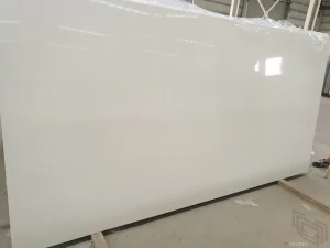 Pure White Artificial Stone Quartz for Slab/Countertop Kitchen/Bathroom Vanity