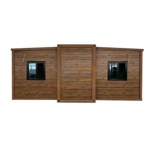 Contenedor plegable modular expandible moderno para vivienda prefabricada para oficina en sitio de construcción comercial