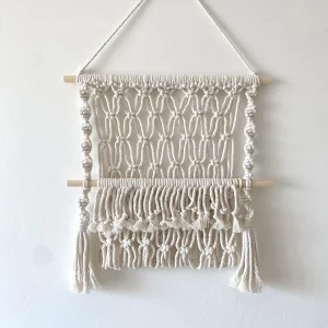 Handmade Boho Large Macrame Wall Hanging Wall Art Tapestry Wall Decor Storage