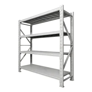 Light Duty Industrial Steel Warehouse Shelving Unit Selective Adjustable Anti-Rust Storage Rack