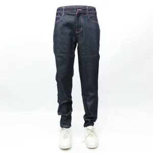 Wholesale Streetwear Skinny Jeans Trousers for Men with Beading Embroidery Jeans