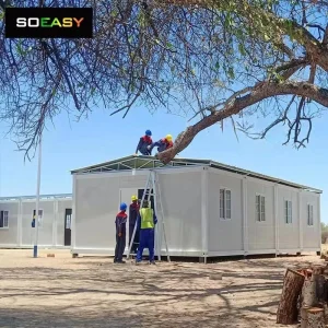 China Manufacturer Cheapest Modular Labor Oil &amp; Gas Camp Flat Pack Dormitory Portable Detachable Container House Indonesia Mining Camp