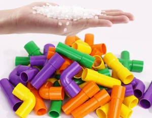 Educational Toy Building Block Set, Stem Learning Toy Tube, Plastic Pipe Building Blocks