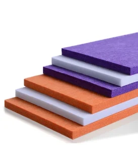 Customized Shape Polyester Fiber Soundproof Acoustic Wall Panels