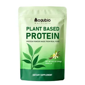 Custom Private Label Plant Based Protein Powder OEM Vegan Pea Rice Soy Protein Blend For Muscle Recovery &amp; Shake 1lb 2lb
