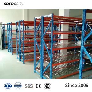 Warehouse Rack 5 Layer Adjustable Heavy Duty Steel Storage Stacking Racks Industrial Shelving Long Span Shelves