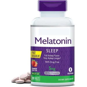 Wholesale Pure 100% Drug-Free Melatonin Dietary Supplements Melatonin Tablets 5mg for Fast &amp; Long Sleep Aid
