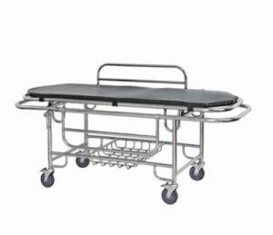Hydraulic Hospital Medical Aluminum Rescue Patient Transfer Trolley Stretcher Emergency Bed