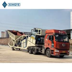 High-Quality 60m3 Mobile Concrete Batching Plant From China