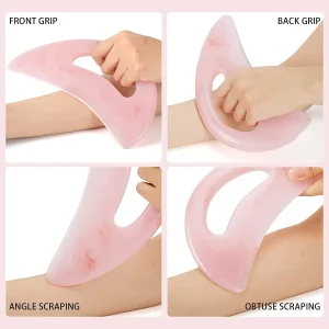 Masajeador de Drenaje Linfático, Herramienta de Masaje Gua Sha Grande para Raspar Músculos