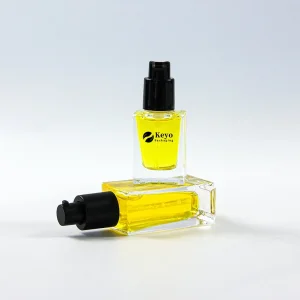 Factory Custom 20ml 50ml Eco Friendly Reusable Refillable Airless Glass Lotion Bottle with Pump for Skincare